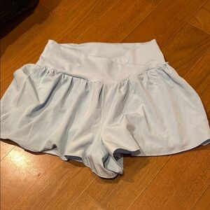Light Blue Crossover Women's Shorts